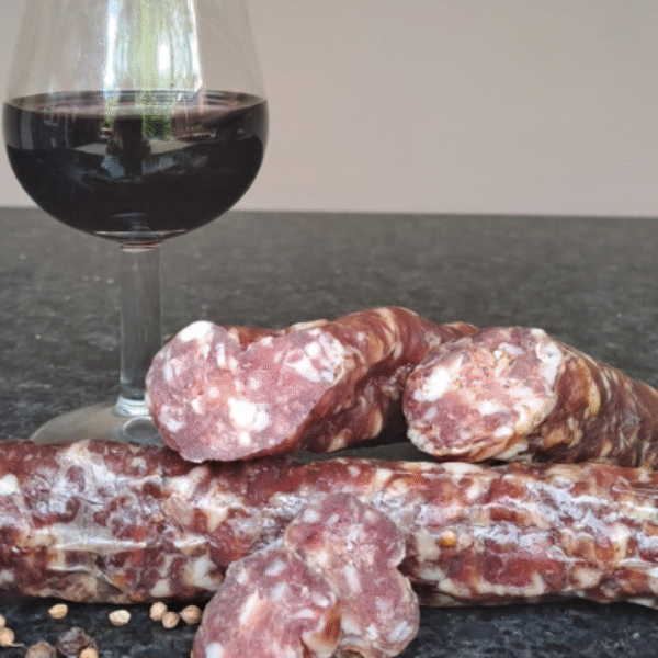 Droge worst met een vleugje port