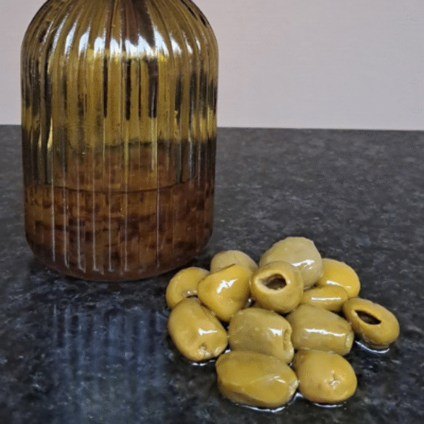 Koud gerookte olijven green egg