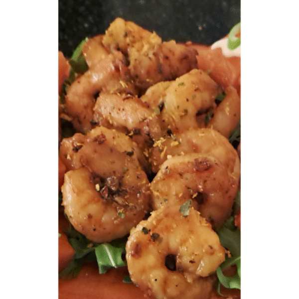 Kerrie - kokos - passievrucht garnalen